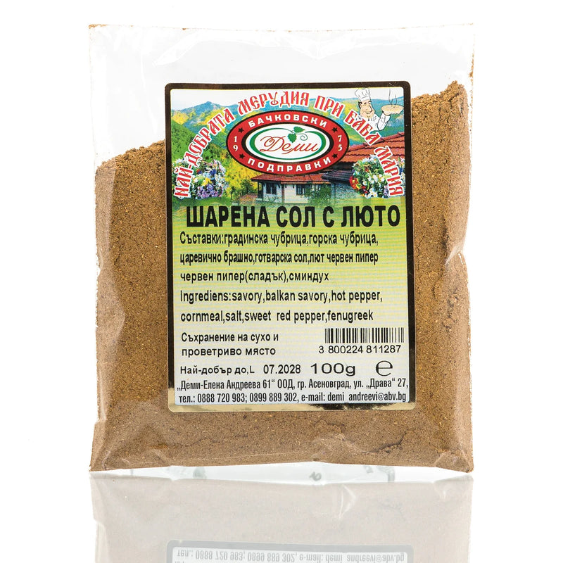 Бачковска шарена сол с люто, 100 гр