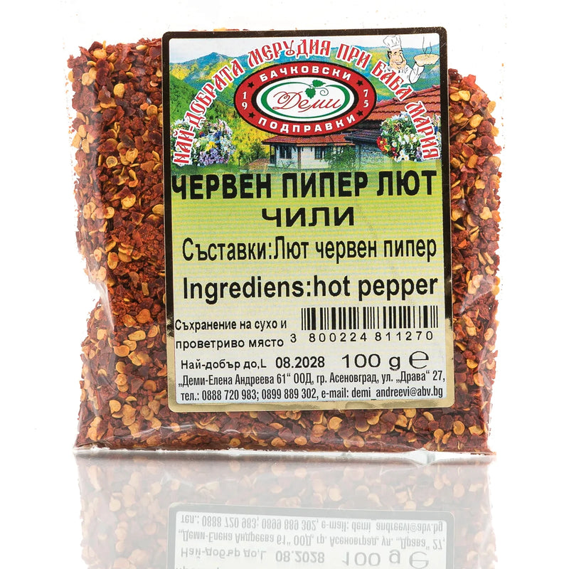 Червен пипер чили, 100 гр